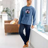 Blancheporte Pyžamo s nohavicami Pepek námorník modrá/nám.modrá 77/86 (S)