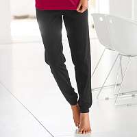 Blancheporte Pyžamové nohavice z kombinovaného materiálu čierna