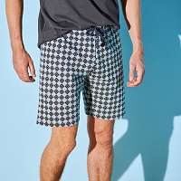 Blancheporte Pyžamové šortky s potlačou antracitová/sivá
