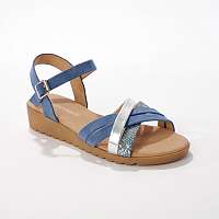 Blancheporte Remienkové sandále, modré modrá