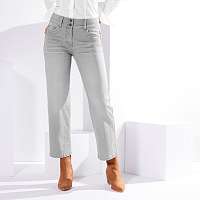 Blancheporte Rovné skrátené džínsy sivá