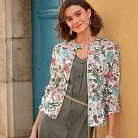 Blancheporte Safari sako s potlačou piesková/khaki