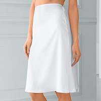 Blancheporte Saténová spodničková sukňa biela