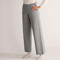 Blancheporte Široké nohavice z bio bavlny sivá