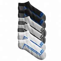 Blancheporte Športové členkové ponožky, súprava 6 párov čierna+sivá+modrá