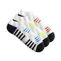 Blancheporte Športové nízke ponožky, sada 3 párov biela