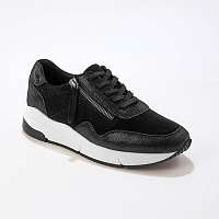 Blancheporte Športové tenisky so zipsami, čierne čierna