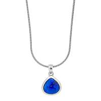 Blancheporte Strieborný náhrdelník s lapis lazuli lapis lazuli
