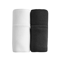Blancheporte Súprava 2 nohavičiek midi z bavlny biela+čierna