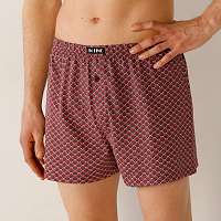Blancheporte Trenírky, sada 4 ks nám.modrá+bordo 109/116 (XXL)