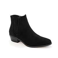 Blancheporte Vysoké topánky na podpätku, western štýl, čierne čierna